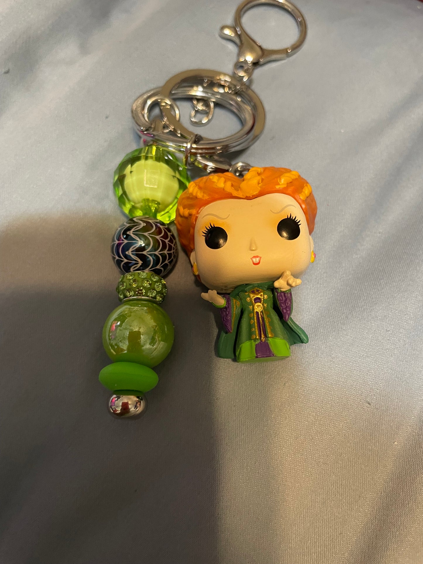 Winifred Sanderson beaded keychain