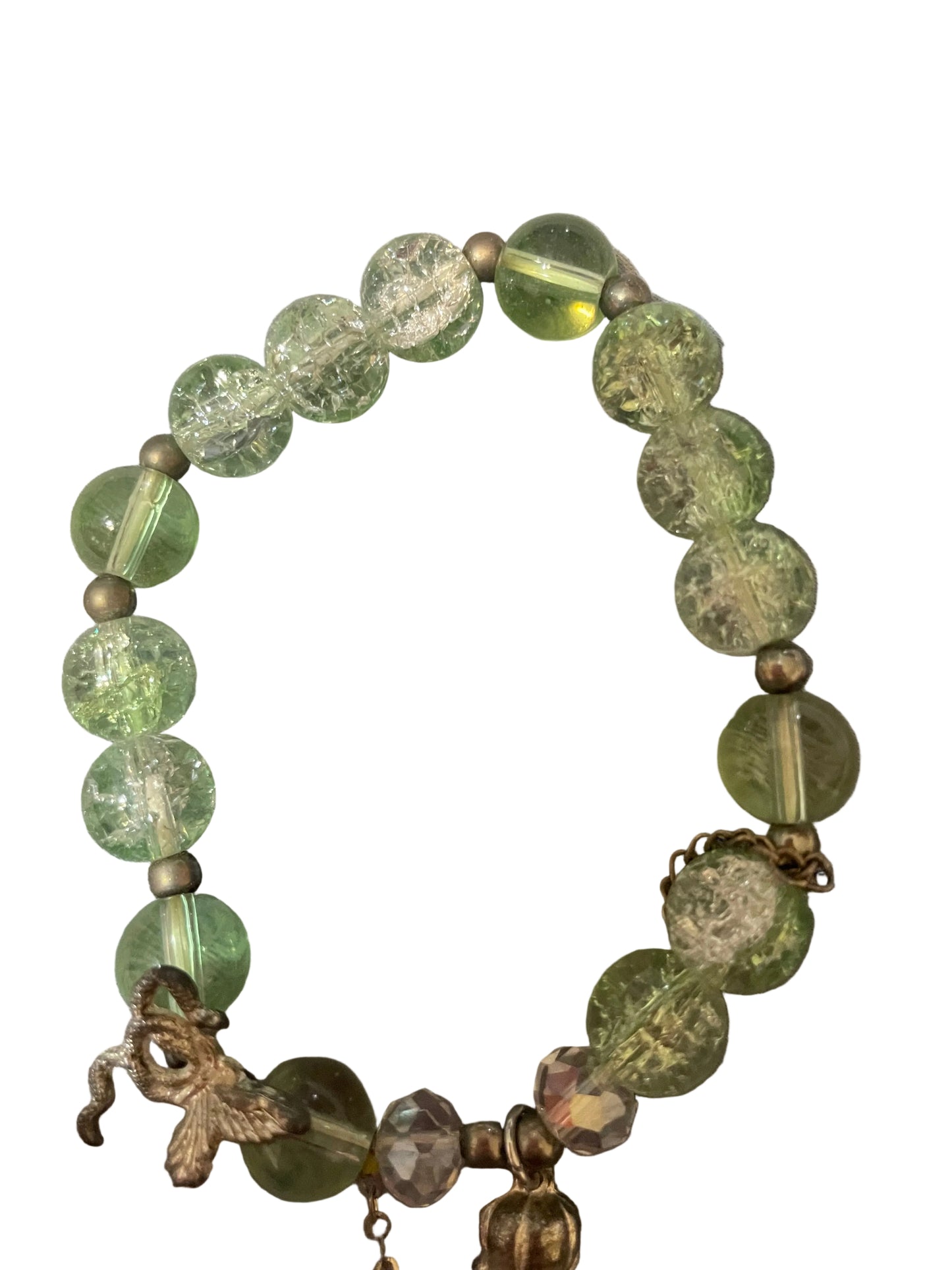 Butterfly, Snake & Flower Beaded Bracelet