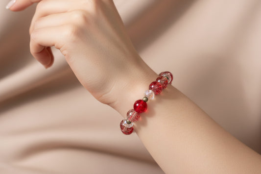 A Bow and star charmed bracelet