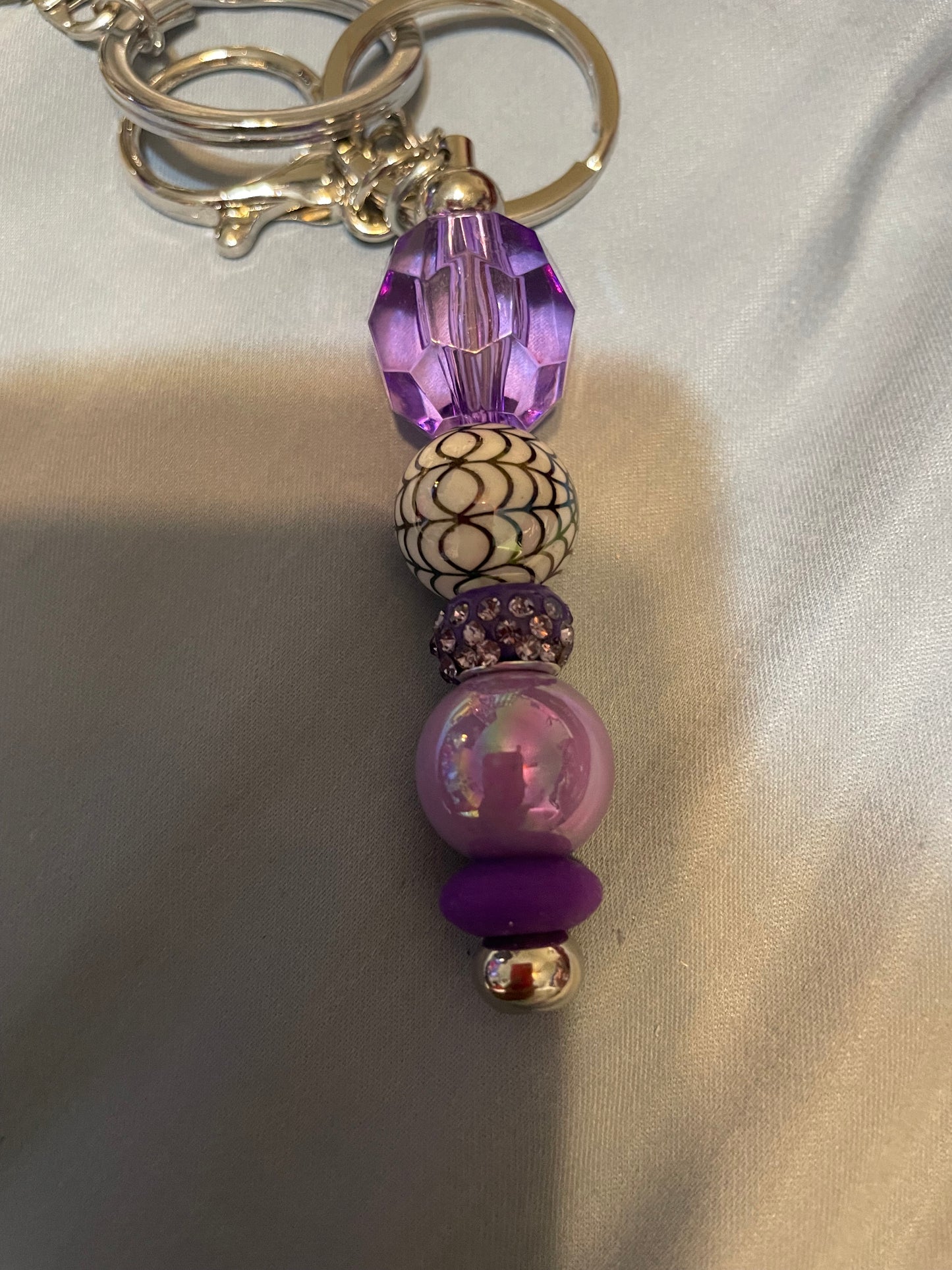 Sarah Sanderson beaded keychain