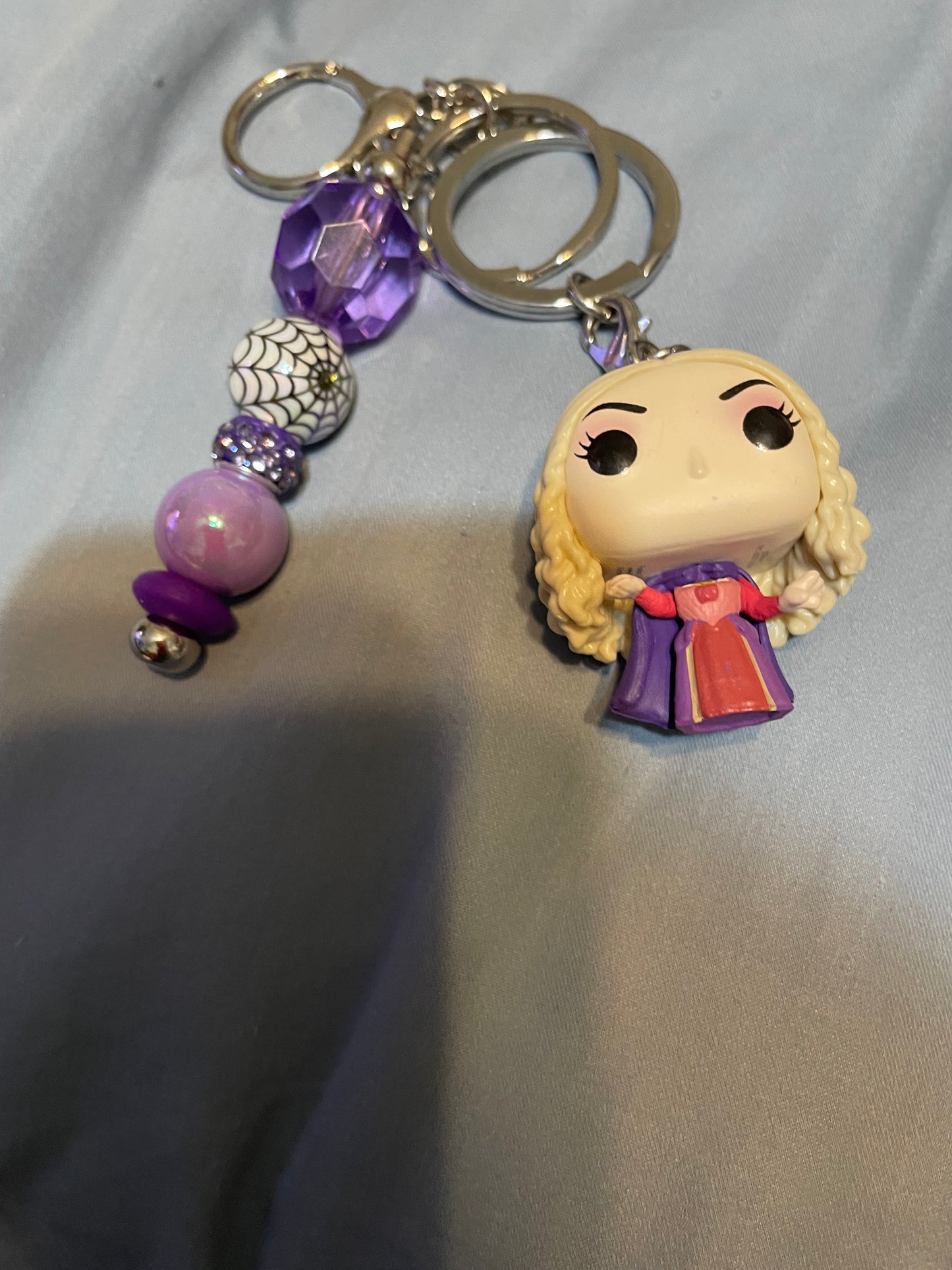 Sarah Sanderson beaded keychain