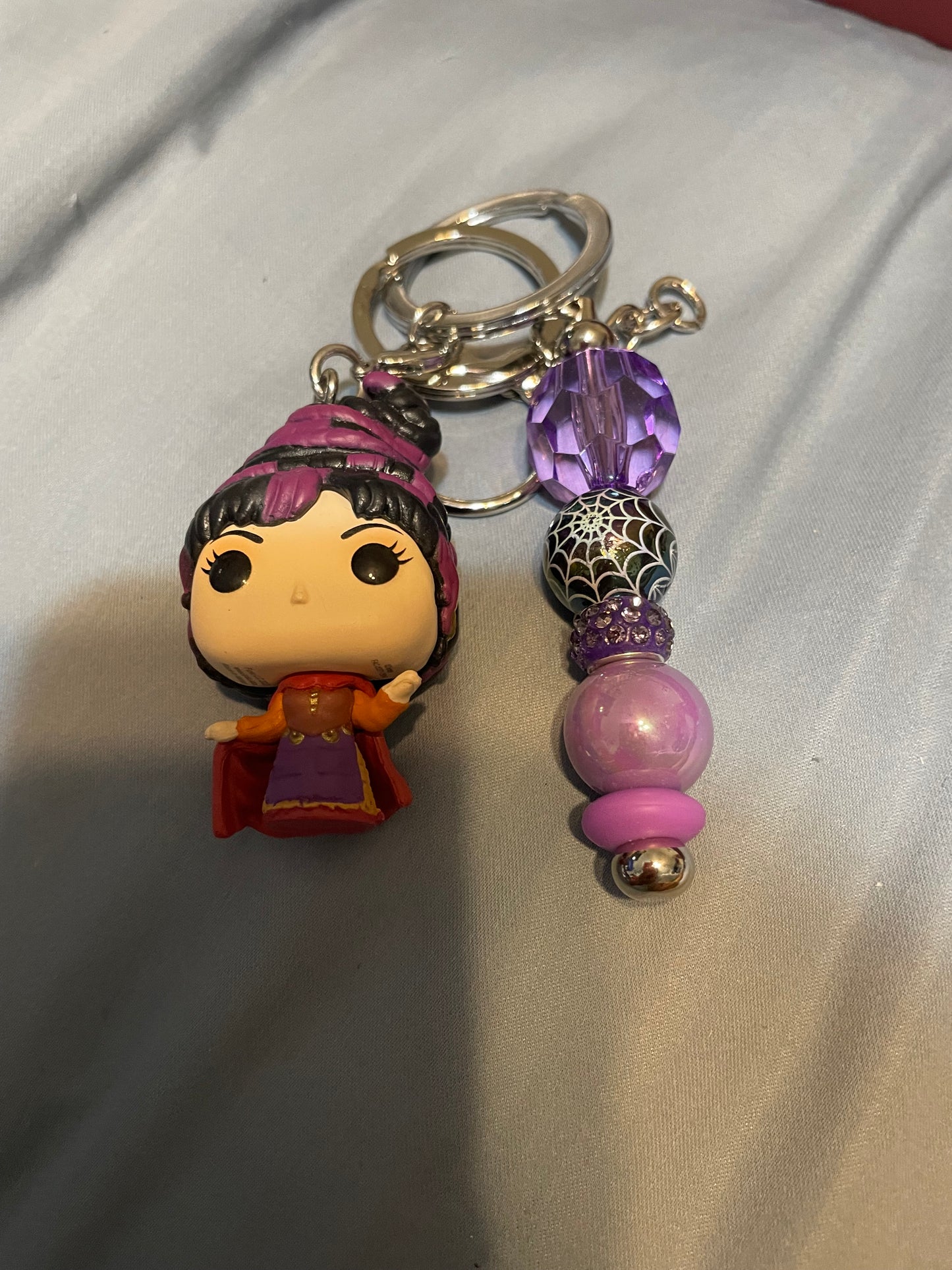 Mary Sanderson beaded keychain