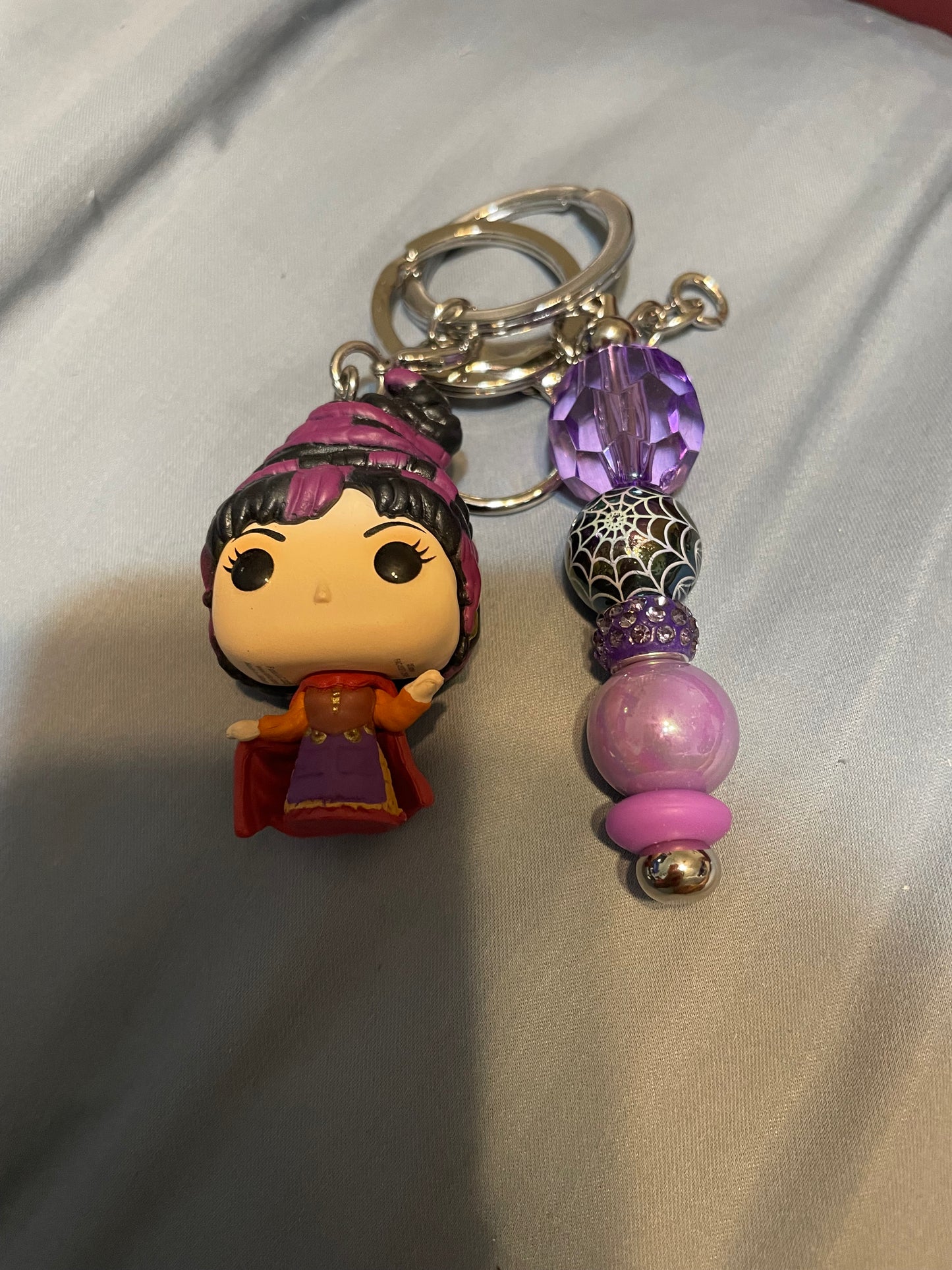 Mary Sanderson beaded keychain