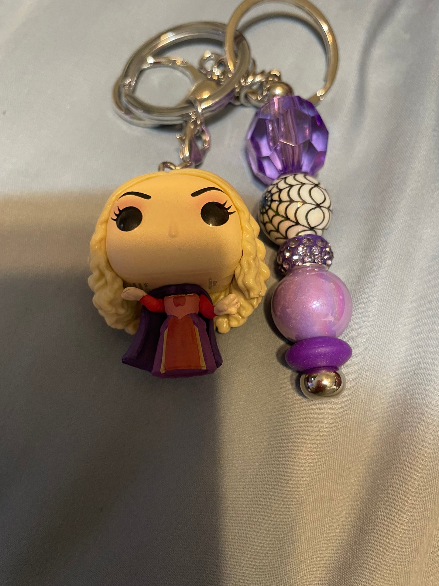 Sarah Sanderson beaded keychain