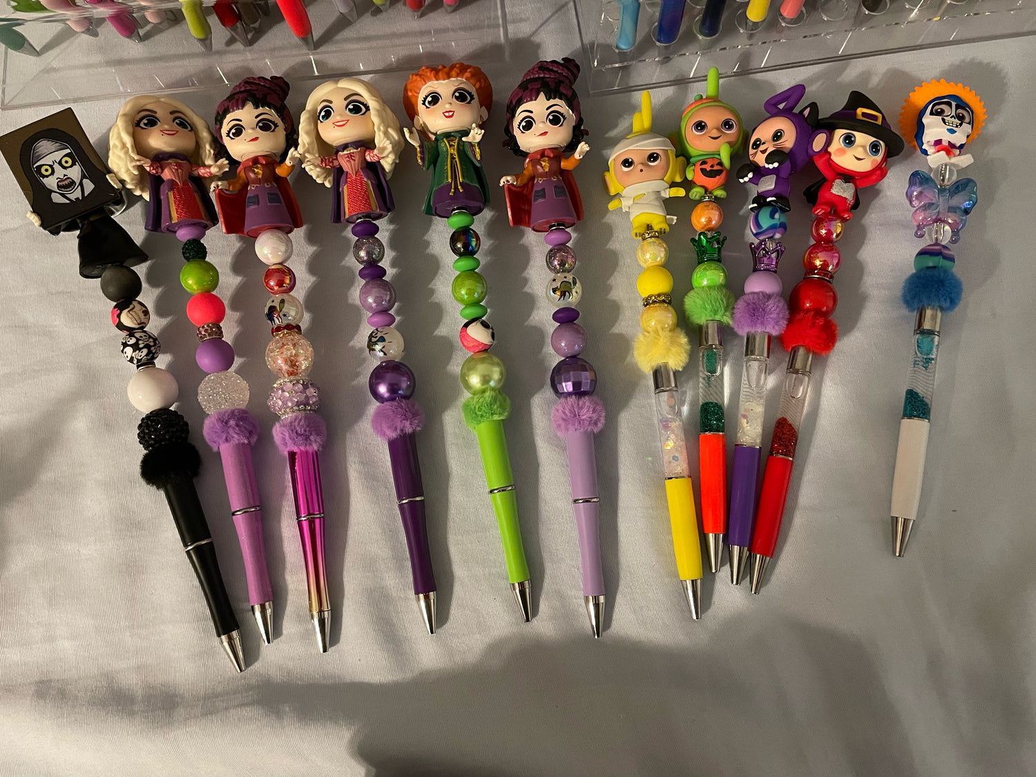 Halloween beaded pens
