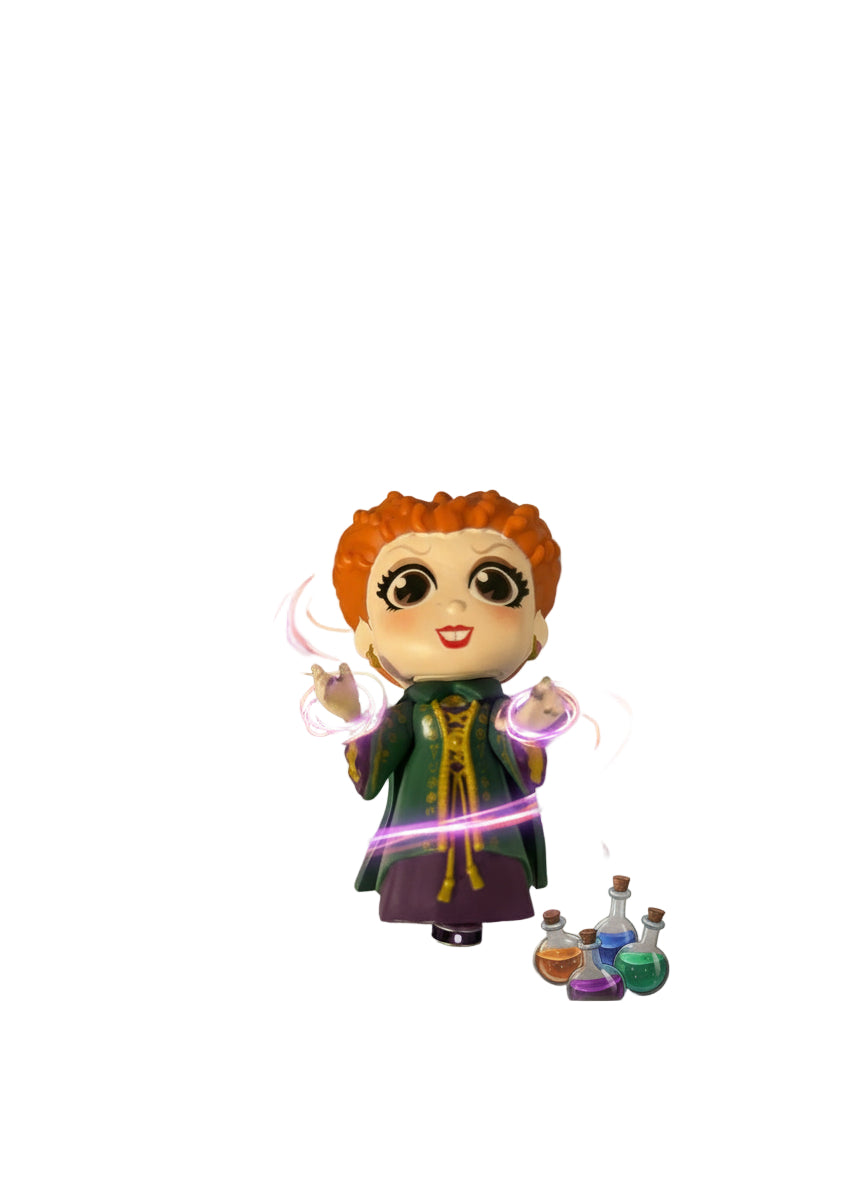 Pluma de cuentas verdes de Winifred Sanderson