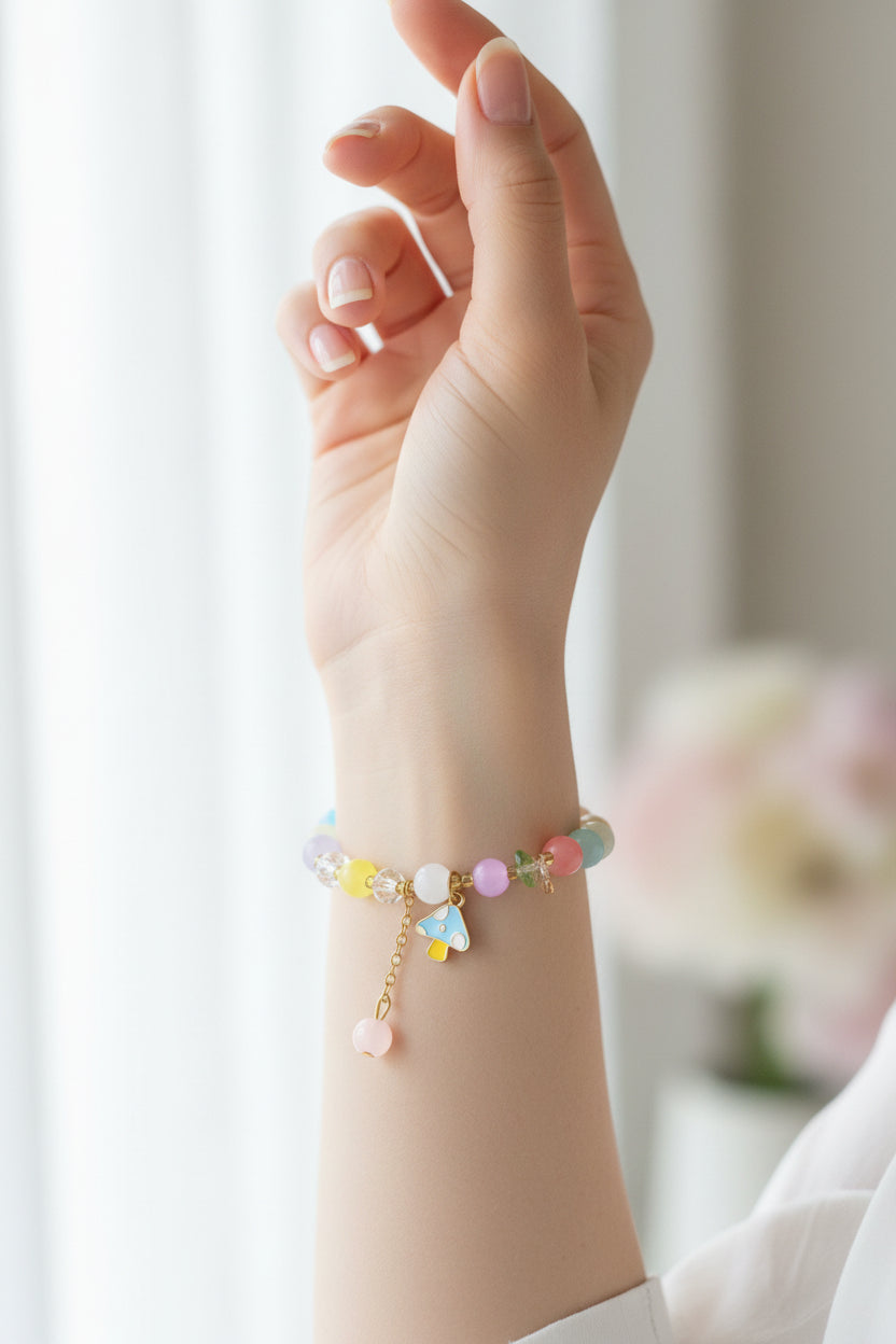 A mushroom charmed Bracelets