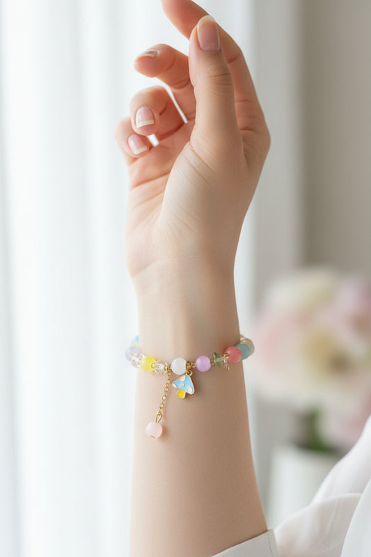 A mushroom charmed Bracelets