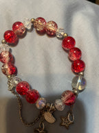 A Bow and star charmed bracelet