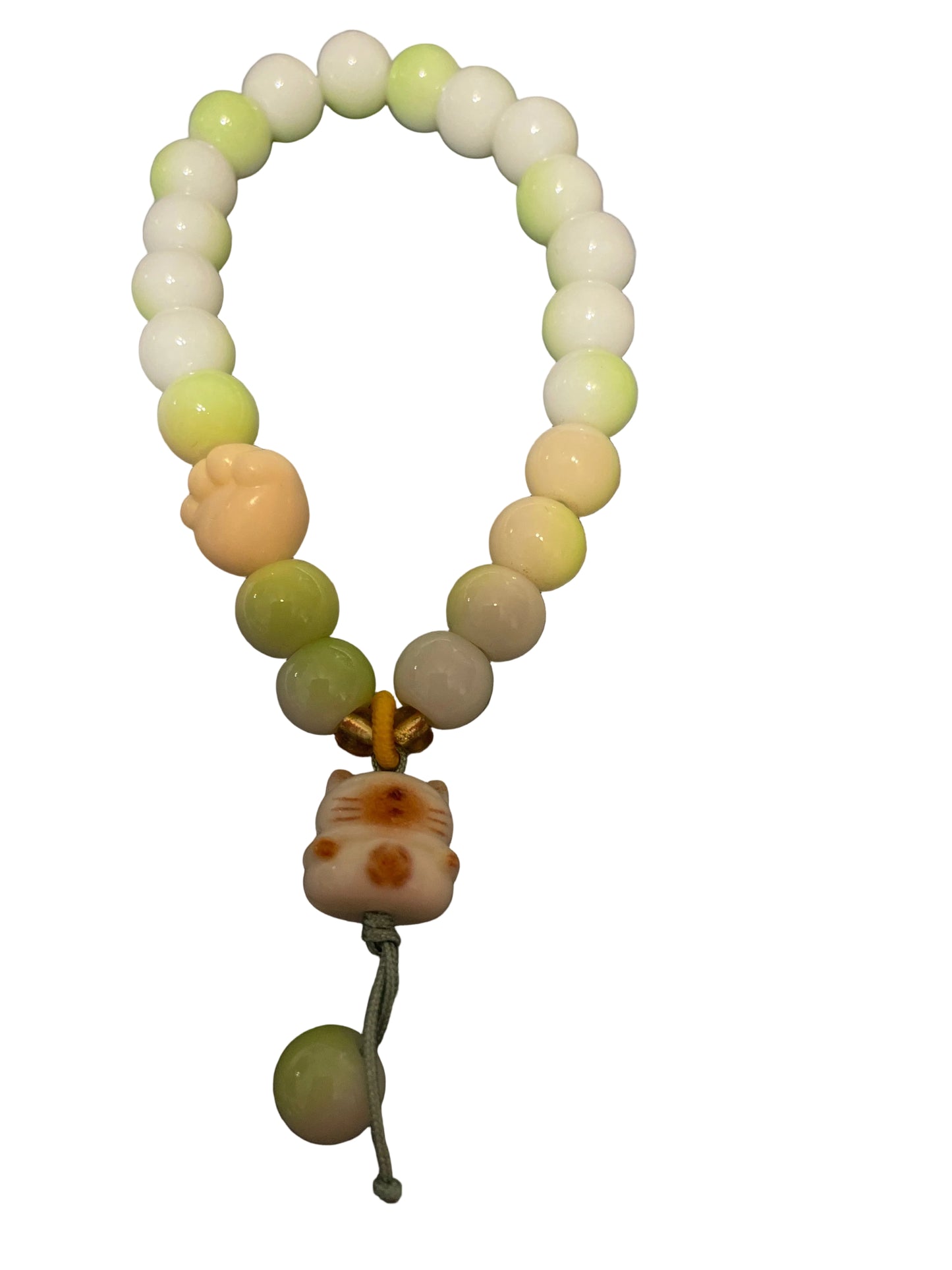 Cat green bracelet