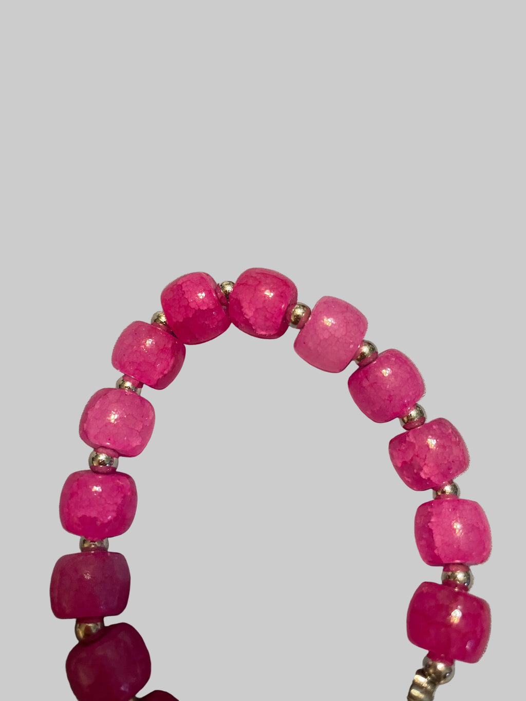Pink bracelet with a star charmed