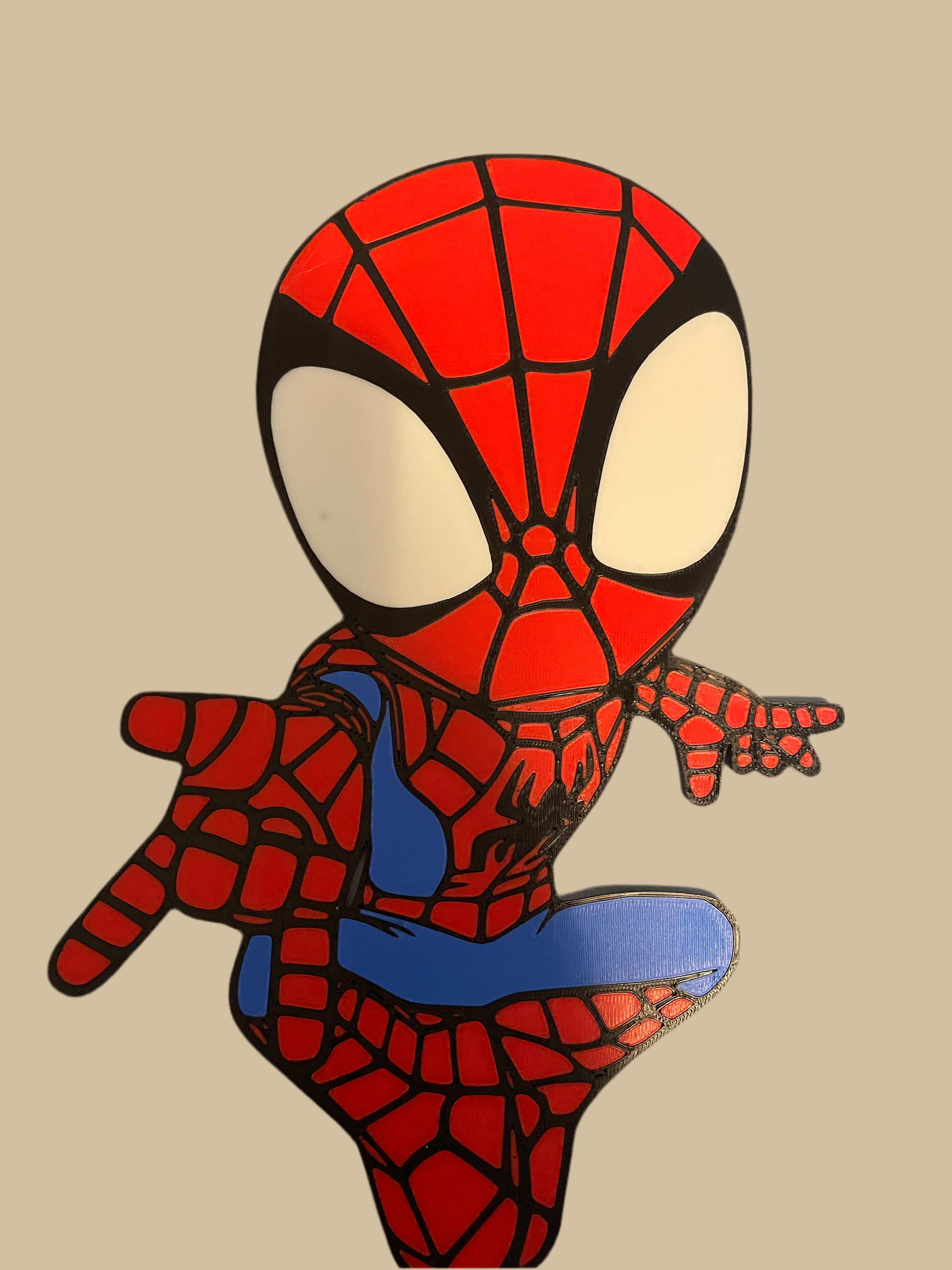 Spiderman wall hanger