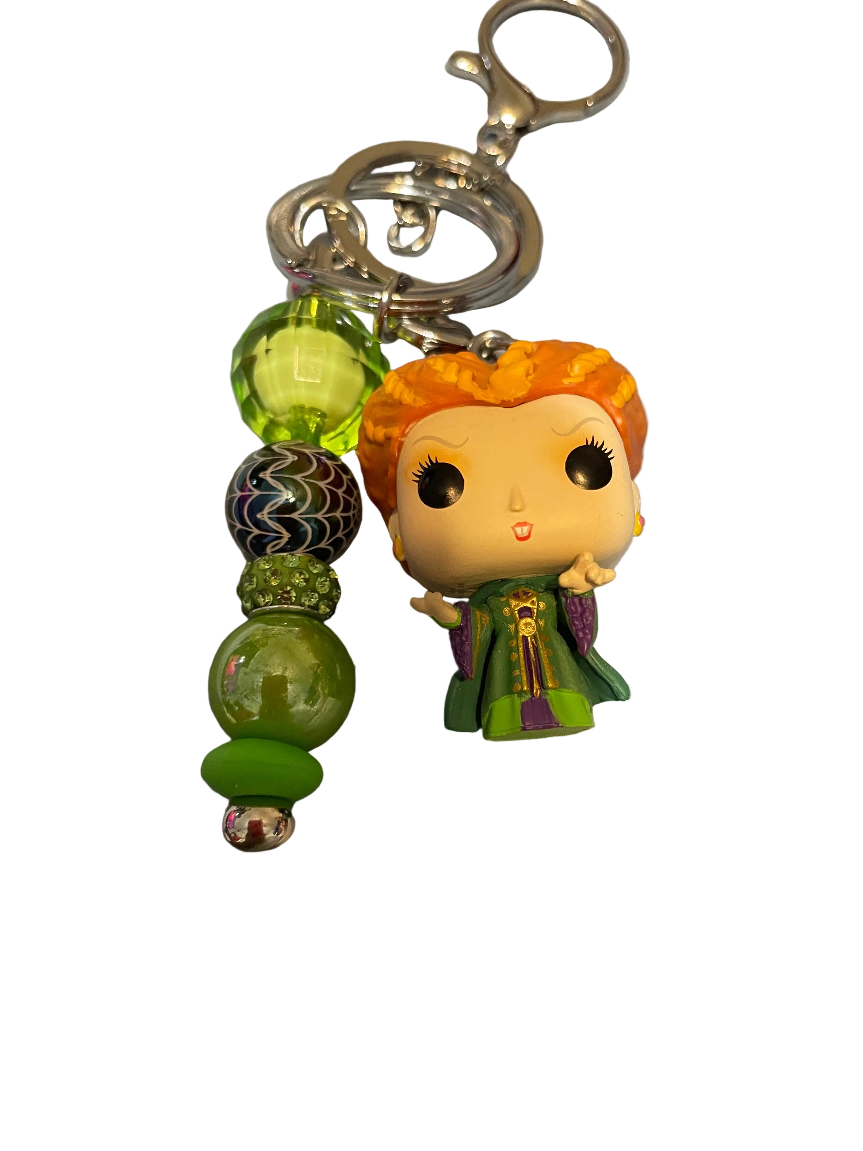 Winifred Sanderson beaded keychain