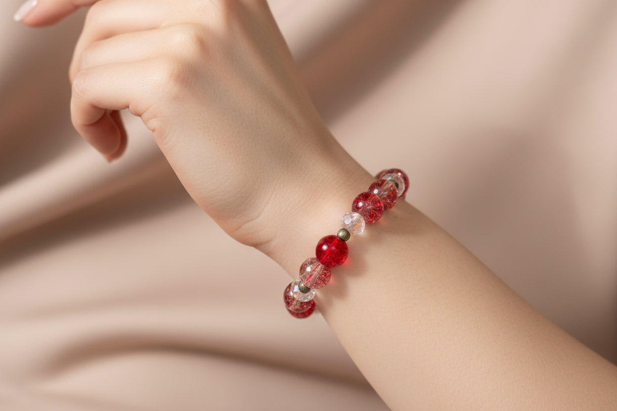 A Bow and star charmed bracelet