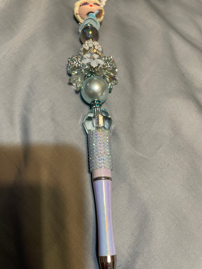 Elsa beaded pen