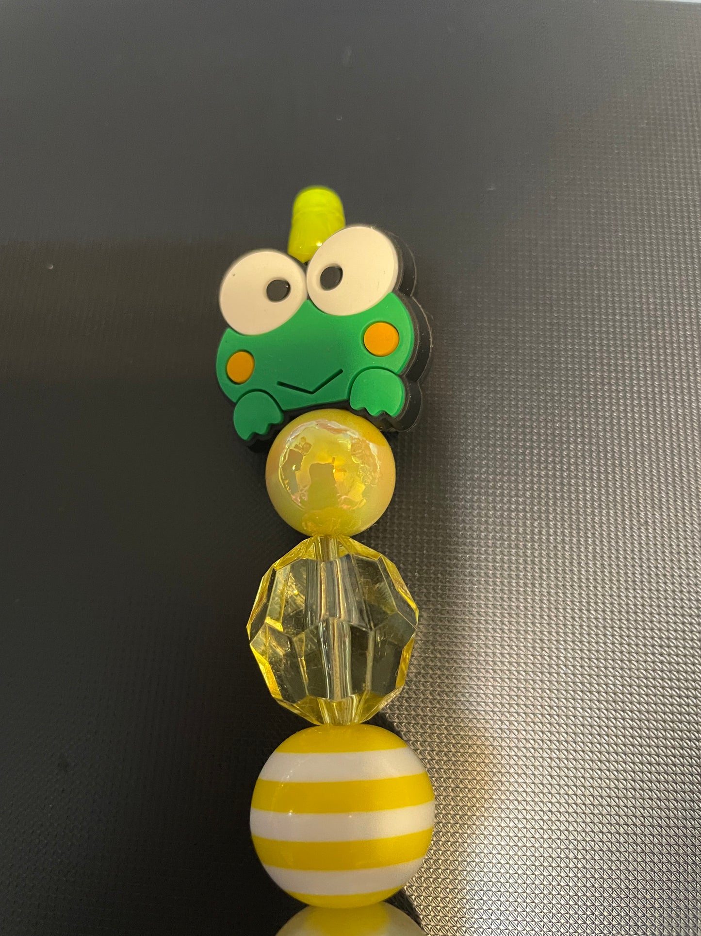 Keroppi Beaded Pen — Hello Kitty & Friends
