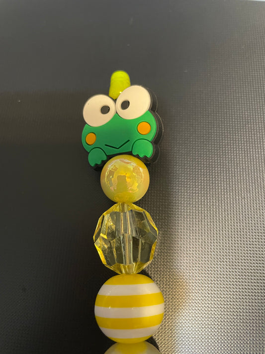 Keroppi Beaded Pen — Hello Kitty & Friends