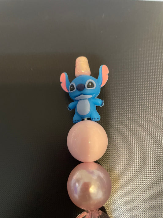 Stitch Beaded Pen — Pink | Lilo & Stitch