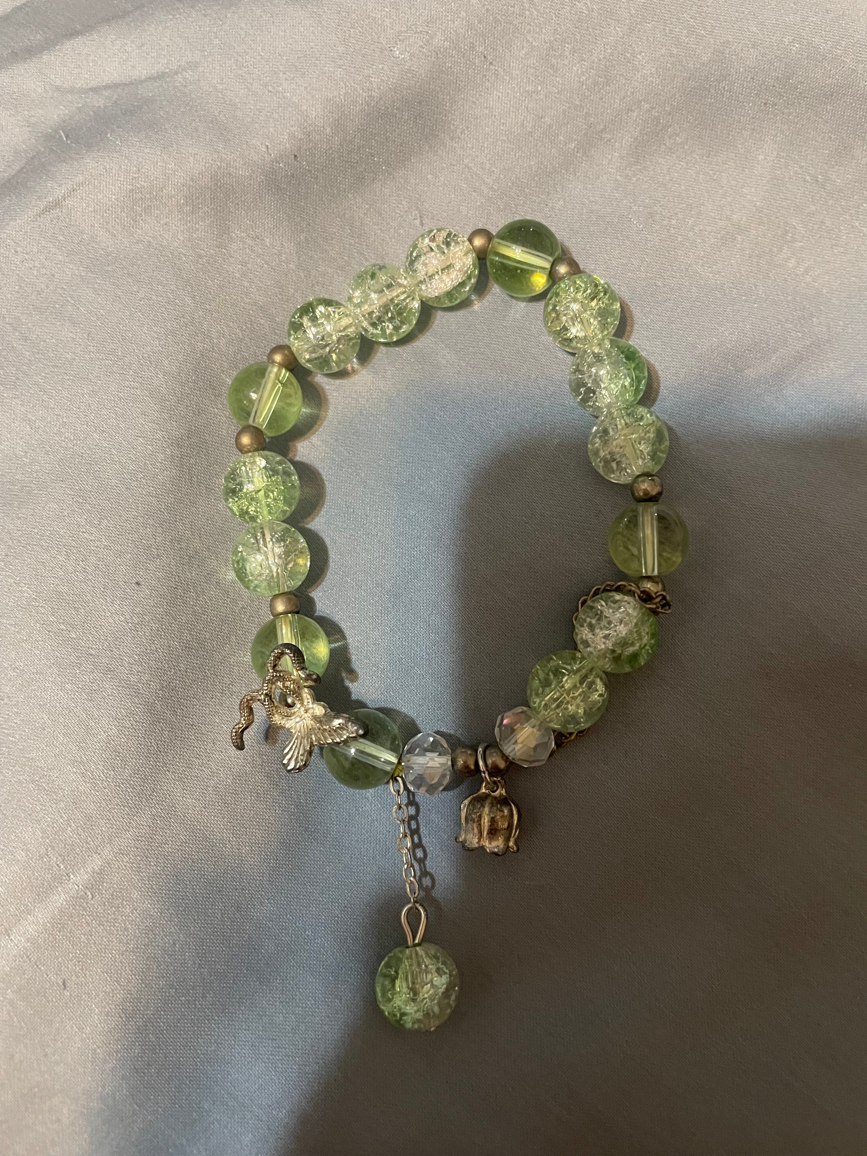 Butterfly and snake and flower