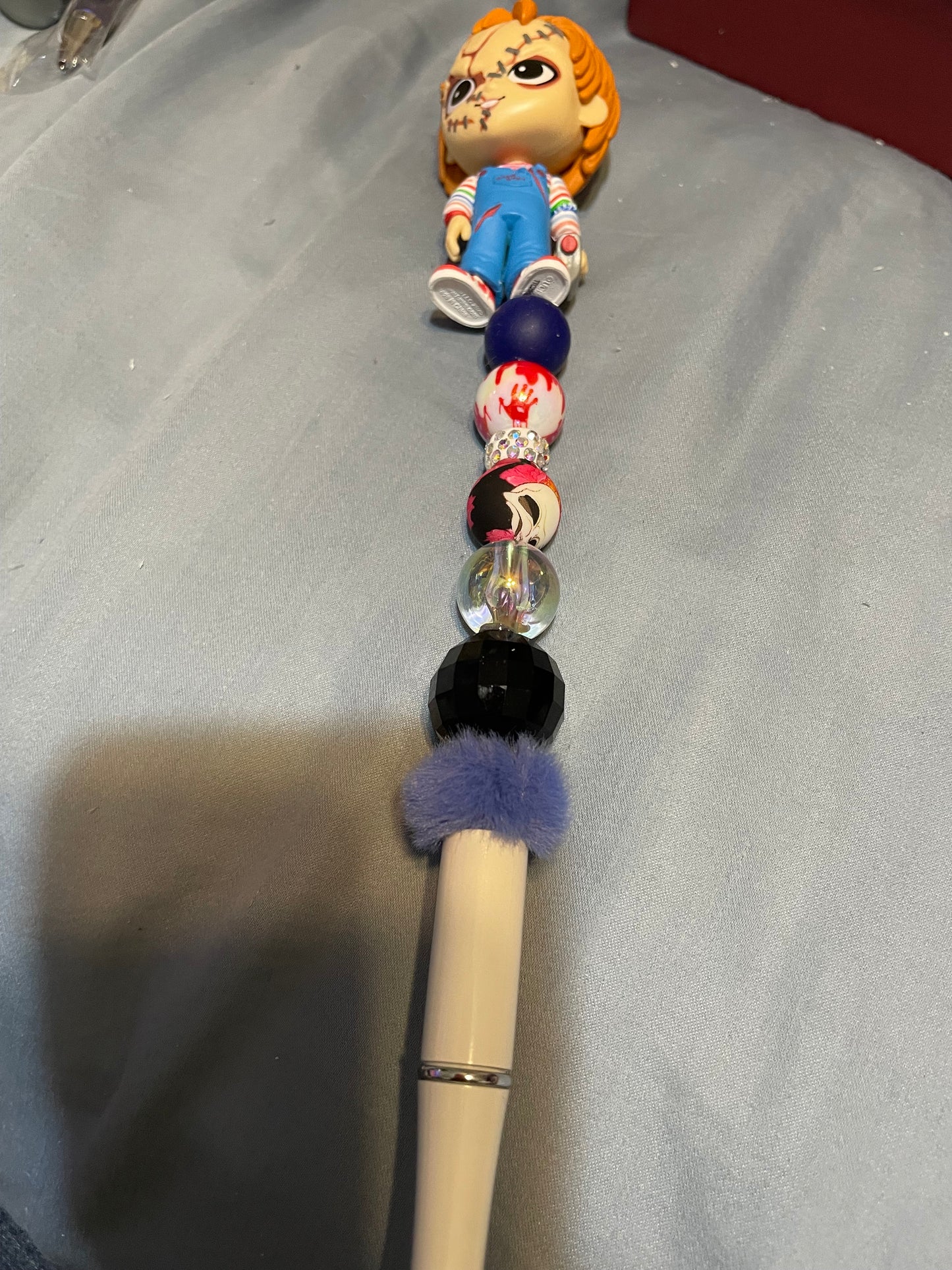 Chucky beaded pen