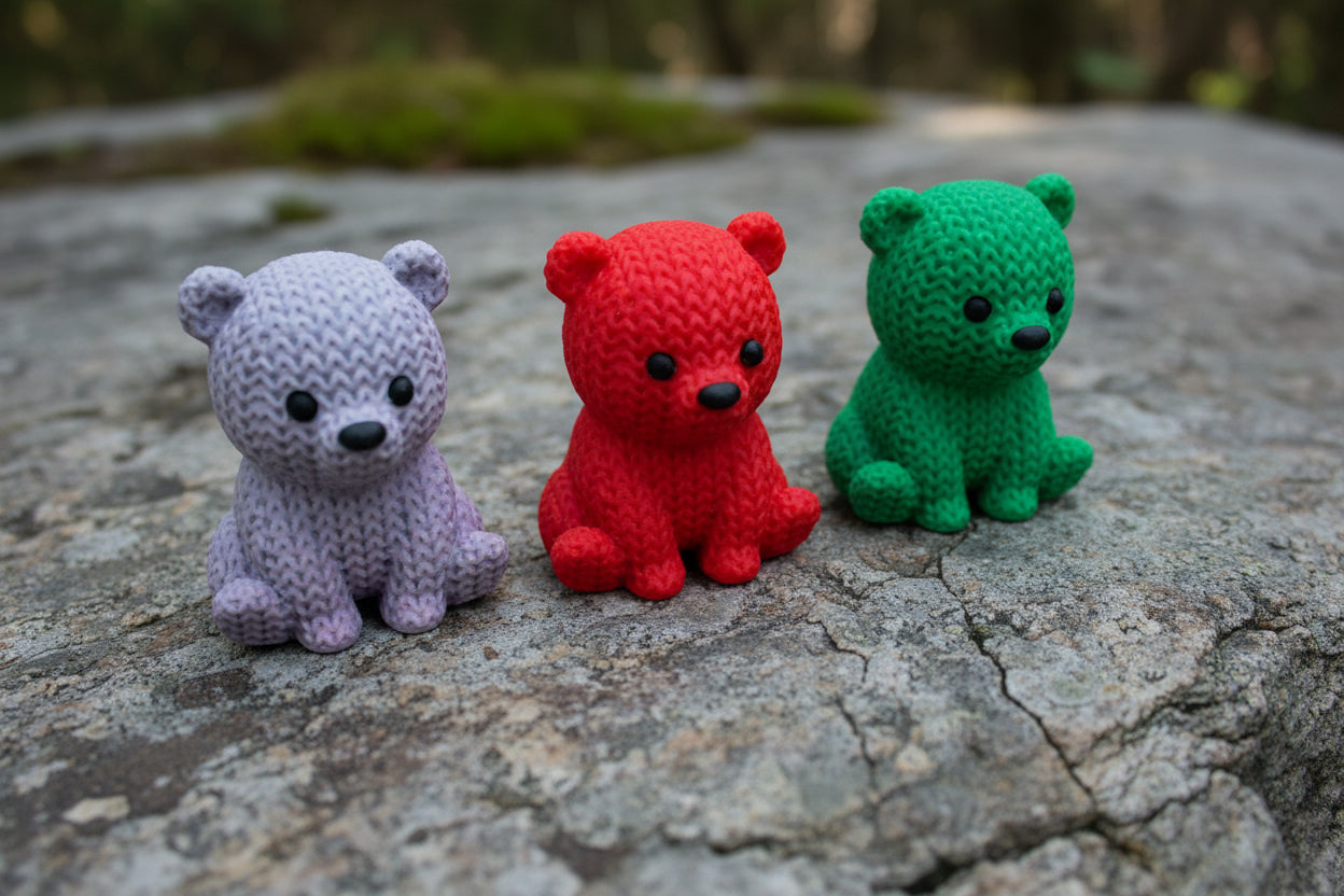 3D printed Bears