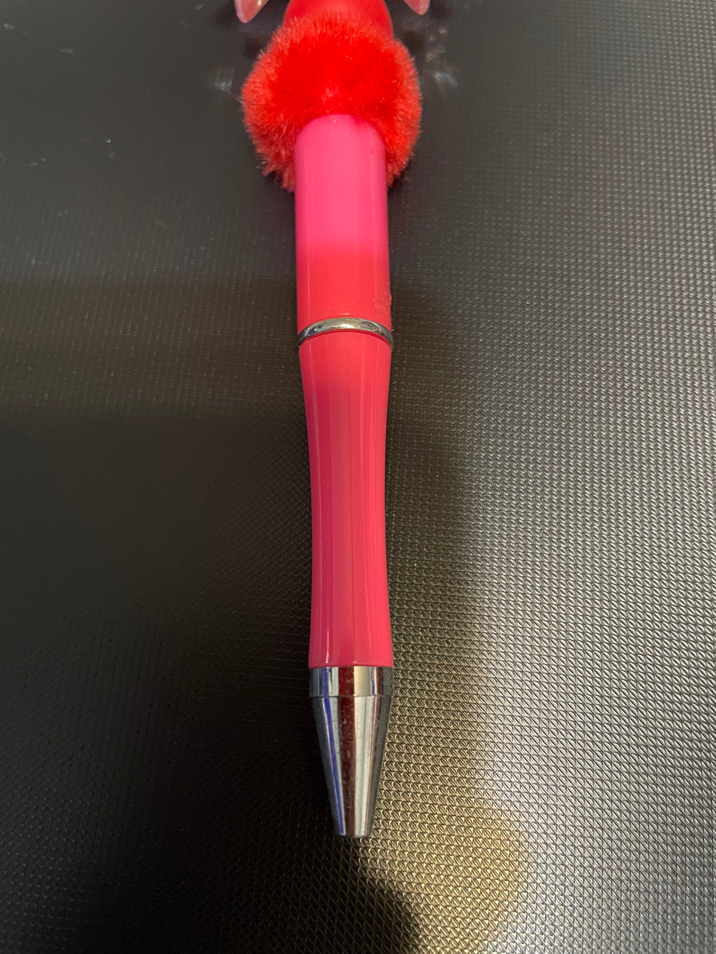 Ariel Beaded Pen — Red with Pink Bow | The Little Mermaid