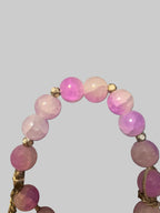 A flower charmed Pink bracelet