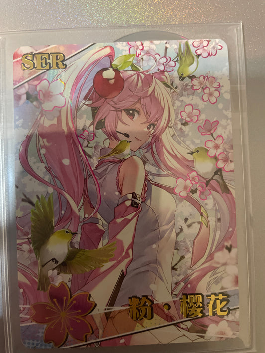Sakura Miku Waifu SER Card