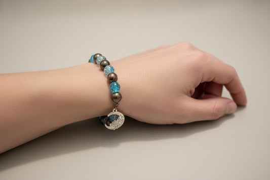 Moon charmed bracelet