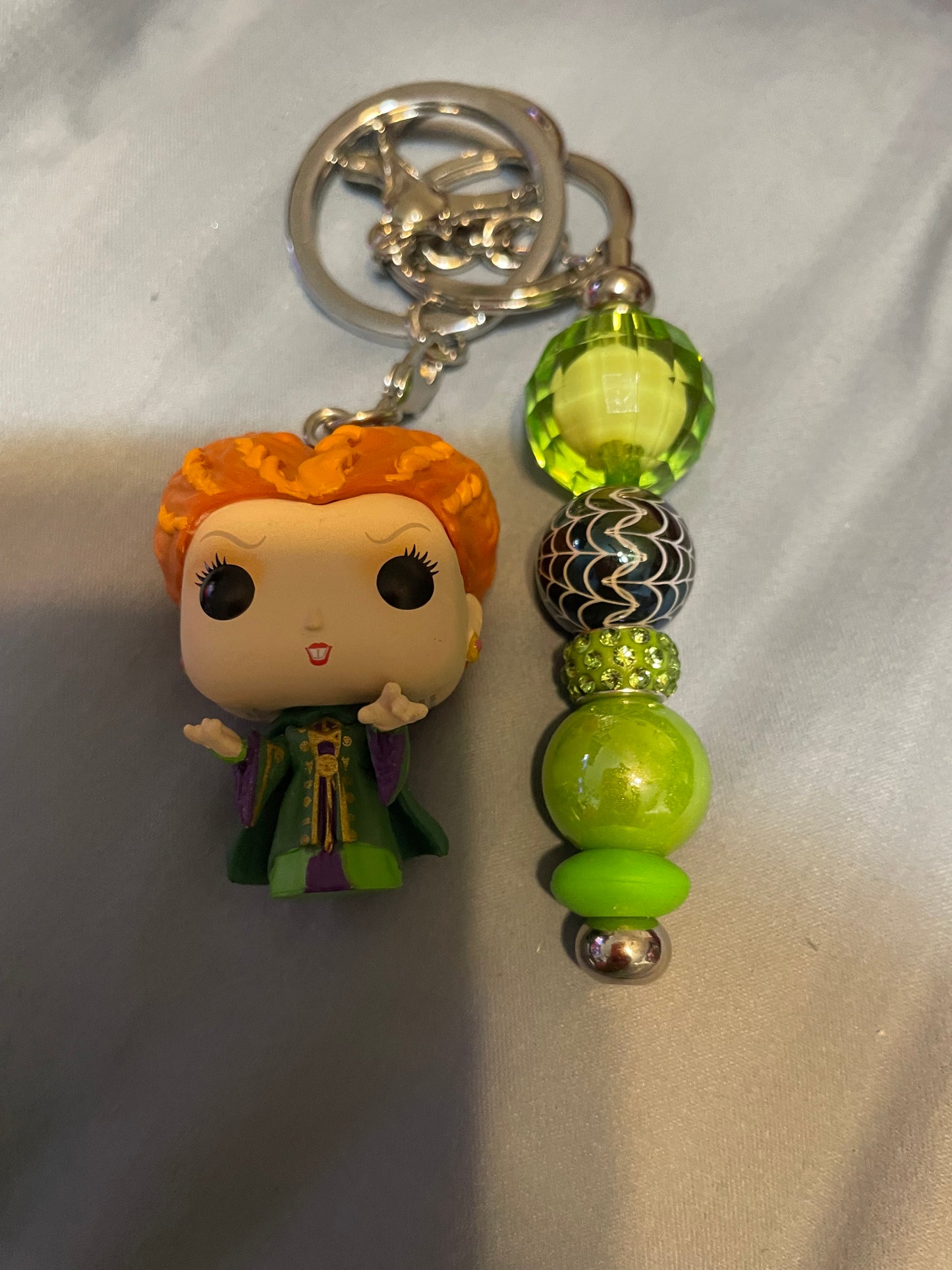 Winifred Sanderson beaded keychain