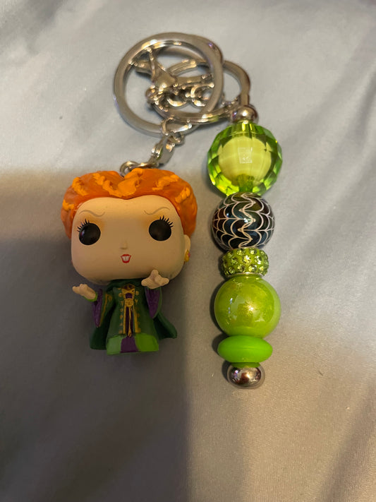 Winifred Sanderson beaded keychain