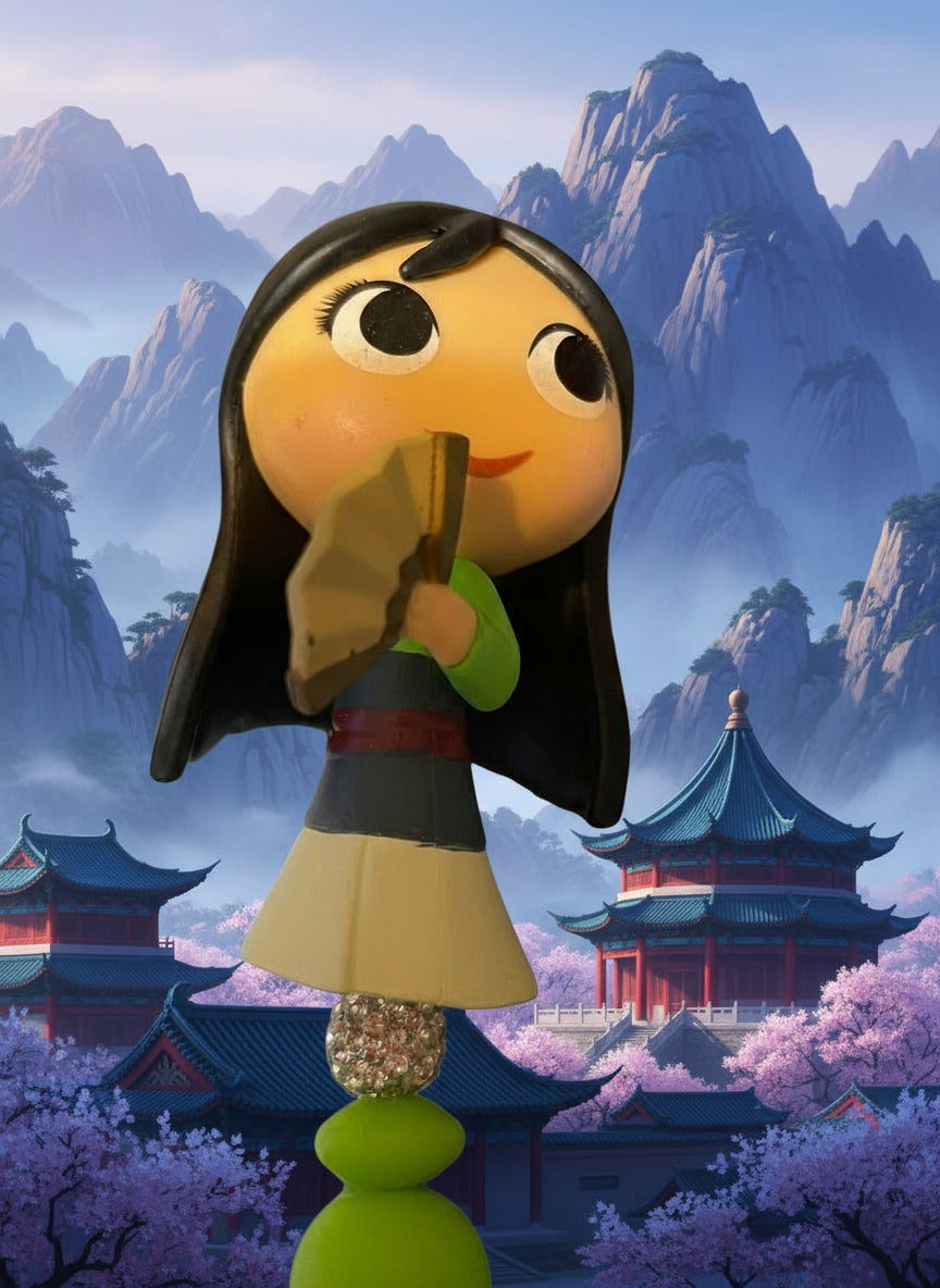 Pluma de cuentas Mulan