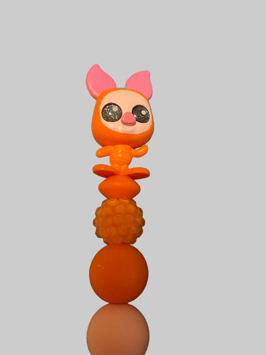 Piglet beaded pen