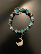 Moon charmed bracelet