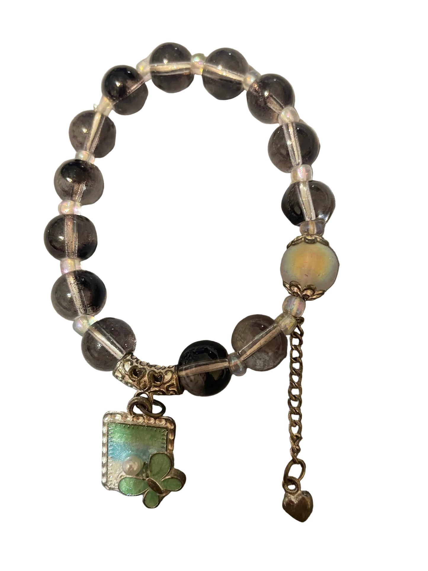 Frame and butterfly bracelet