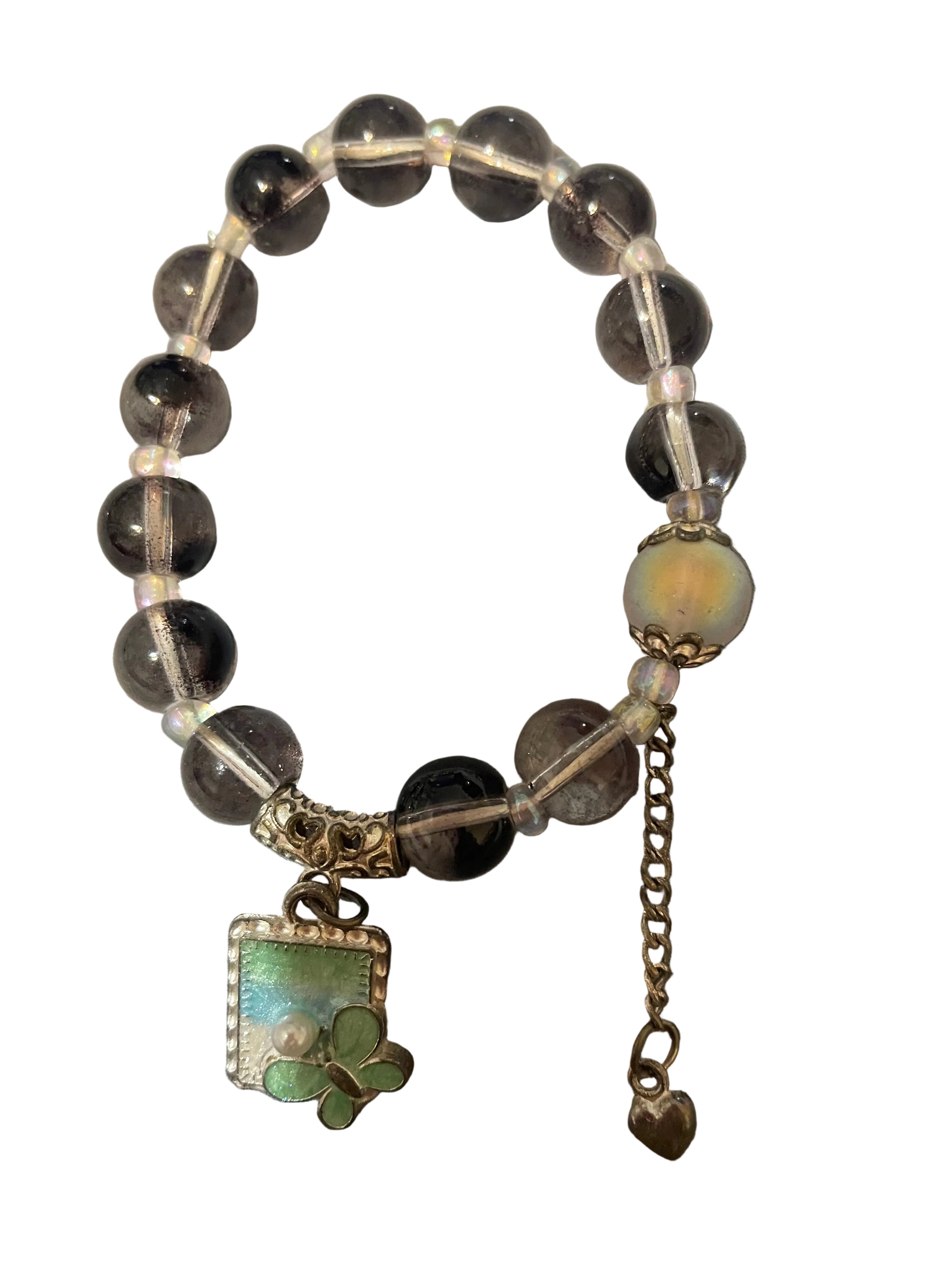 Frame and butterfly bracelet
