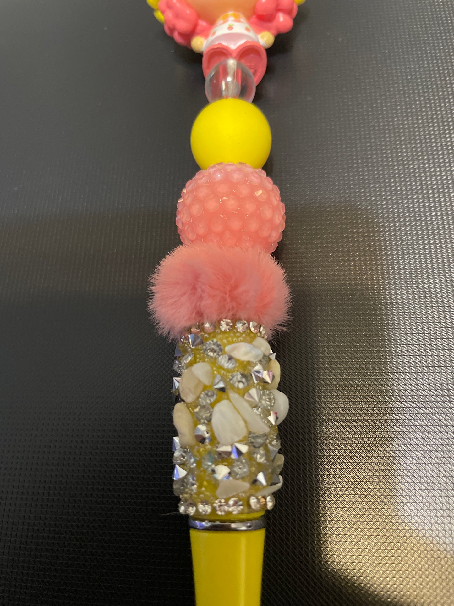 Strawberry beaded pen