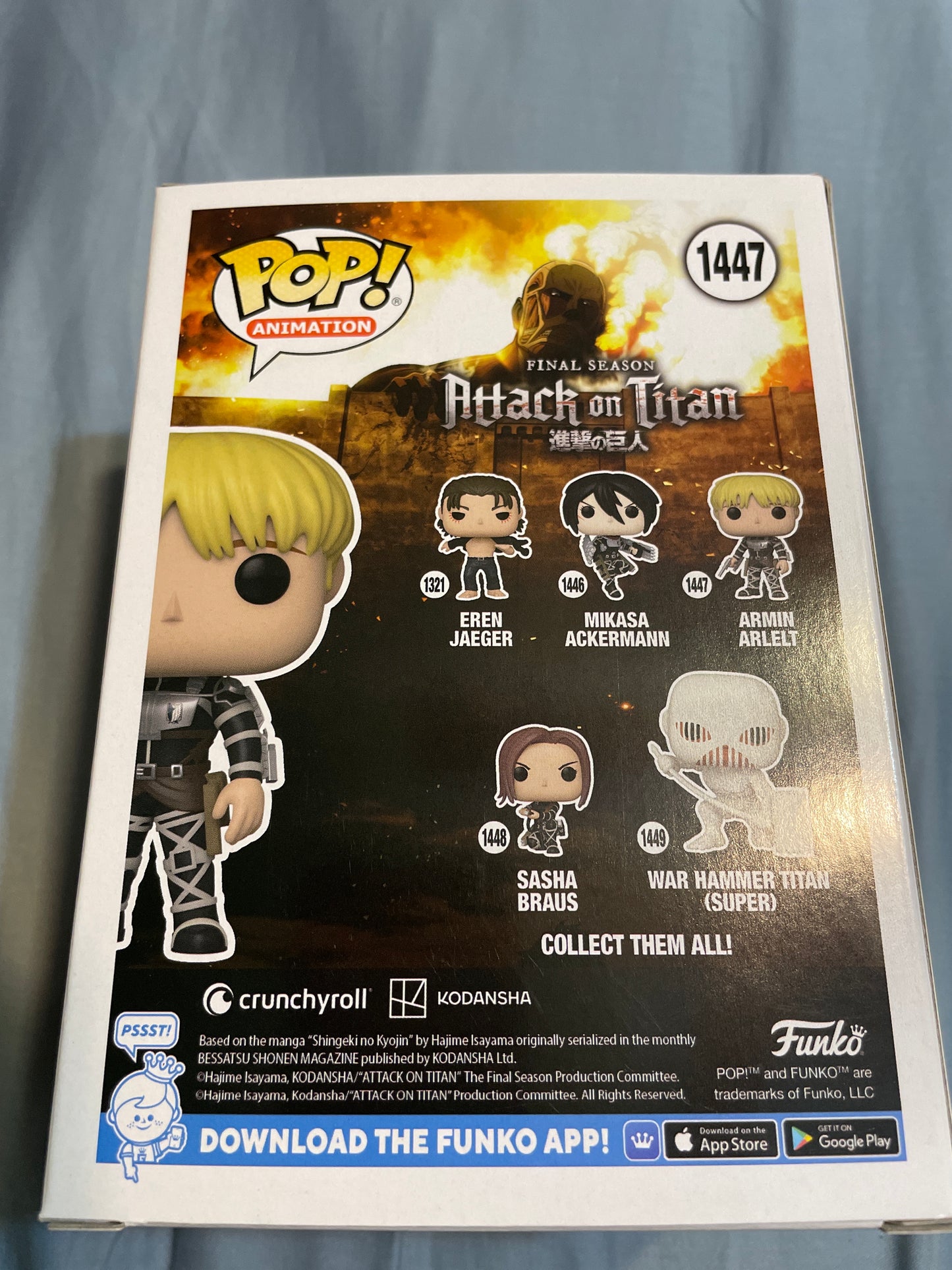 Armin Arlelt- Attack on Titan