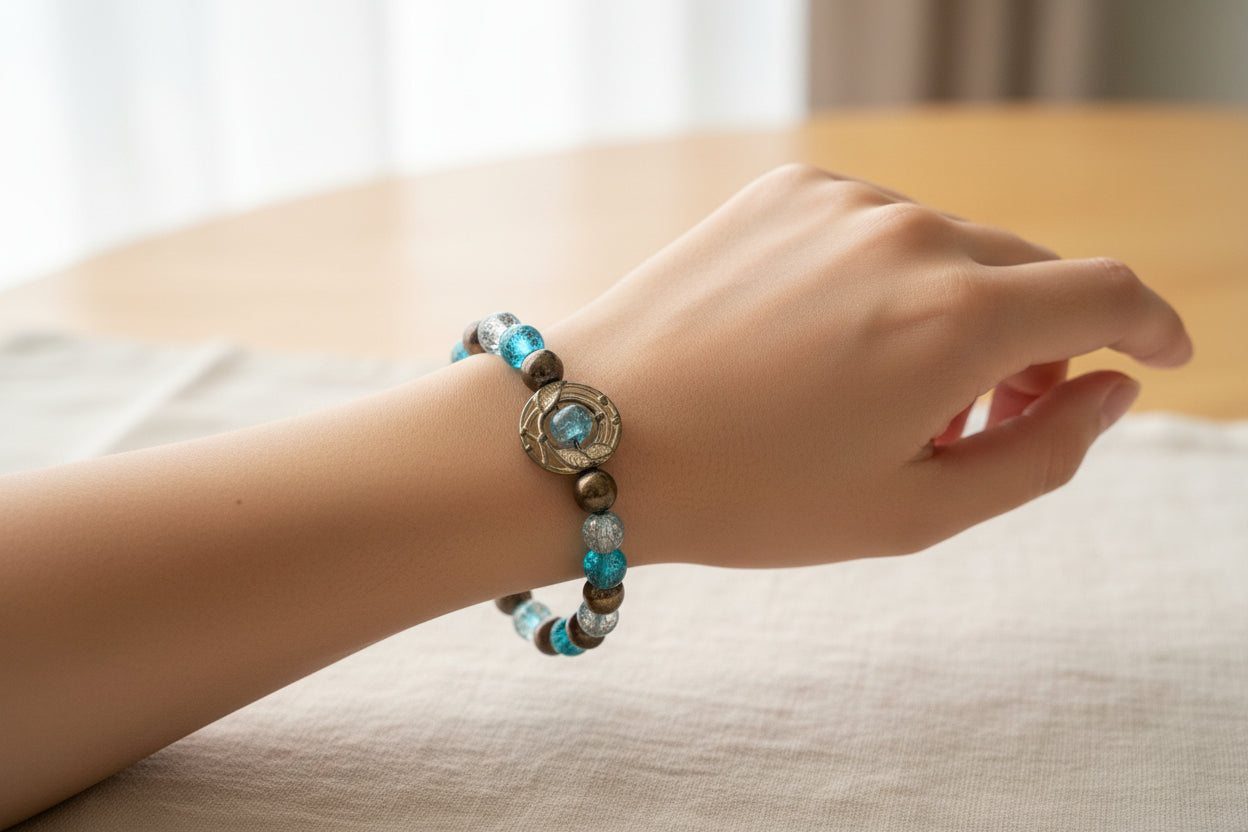 Moon charmed bracelet