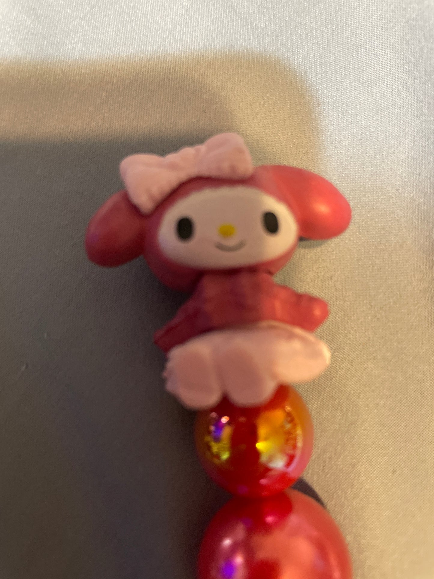 Kurumi pink beaded pen