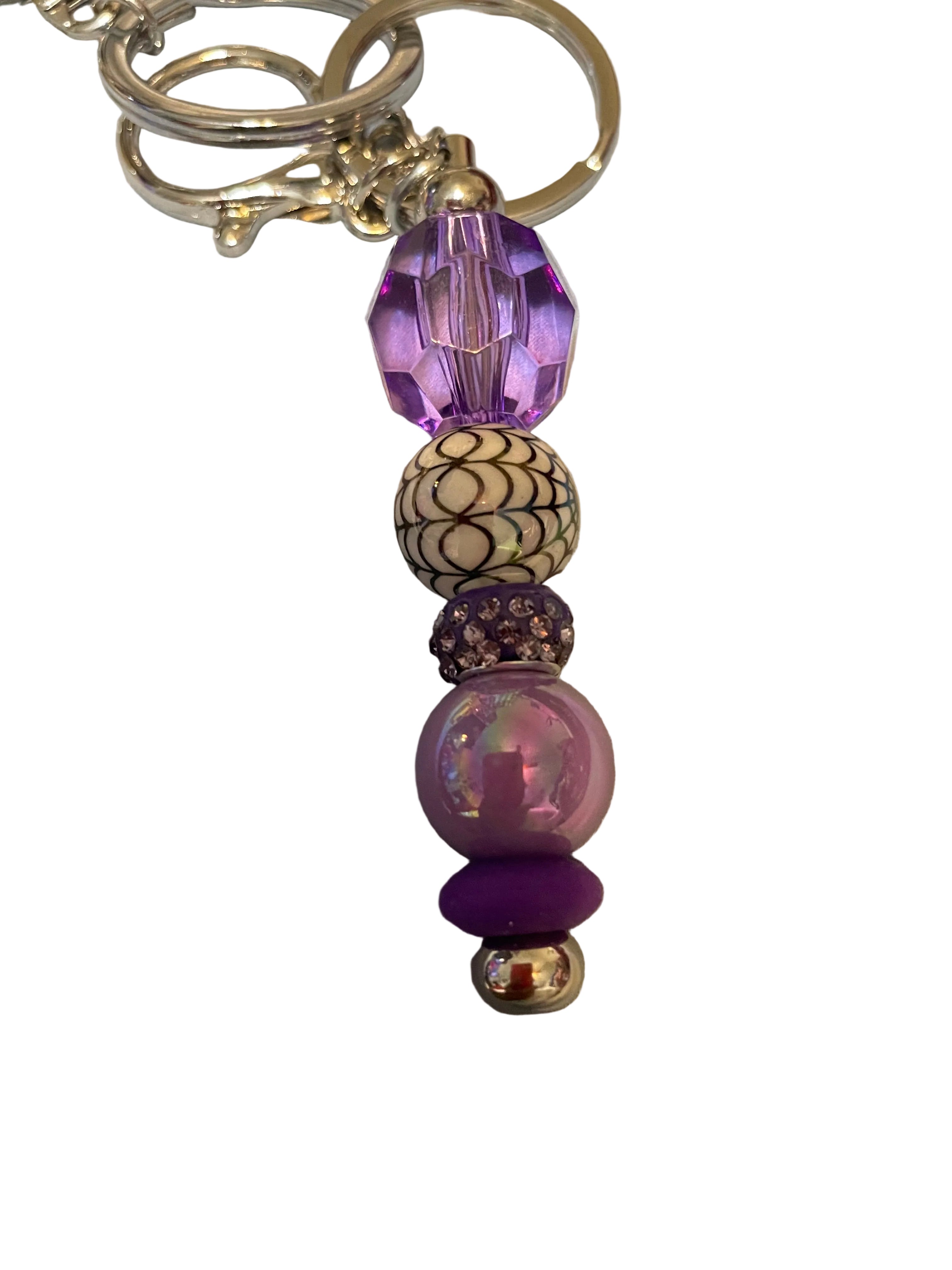 Sarah Sanderson beaded keychain