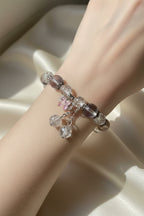 Pink bow charmed Bracelets