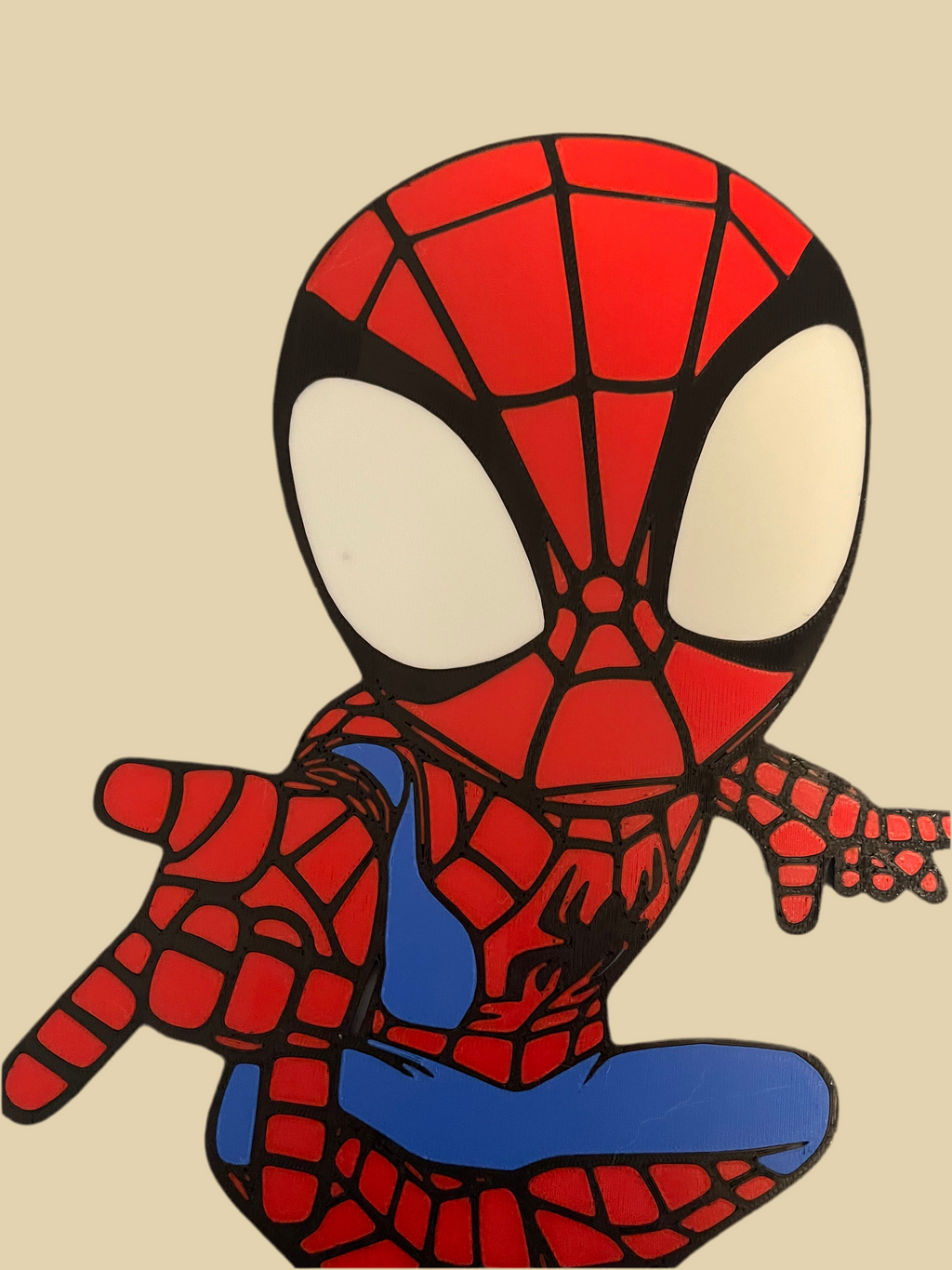 Spiderman wall hanger