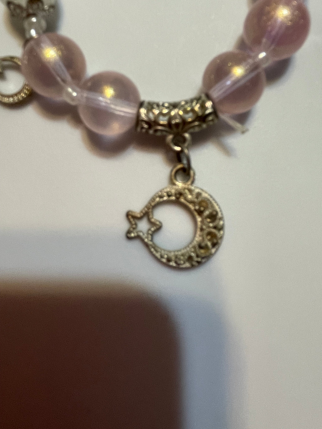 Pink Bracelets Moon and Star