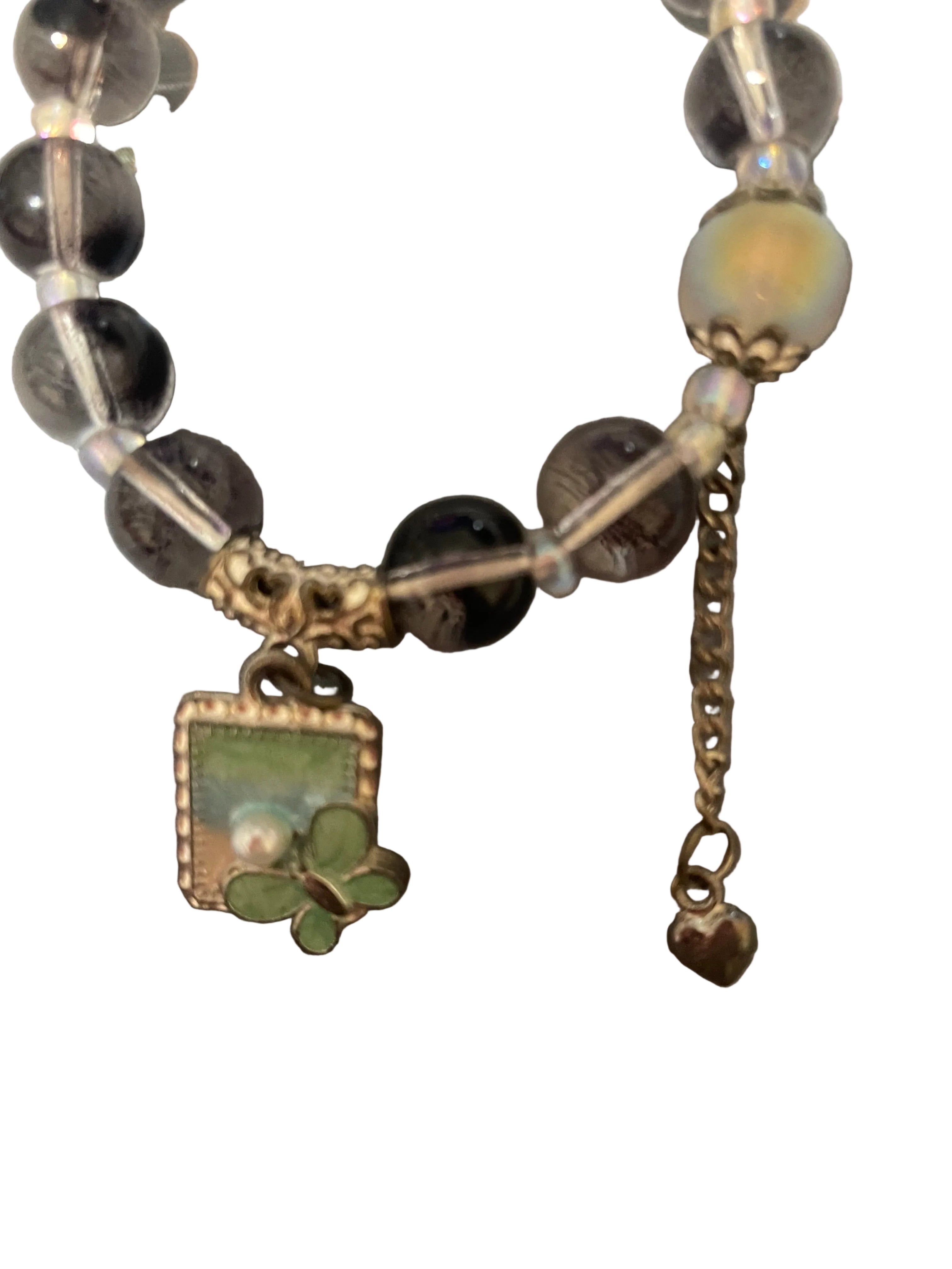 Frame and butterfly bracelet