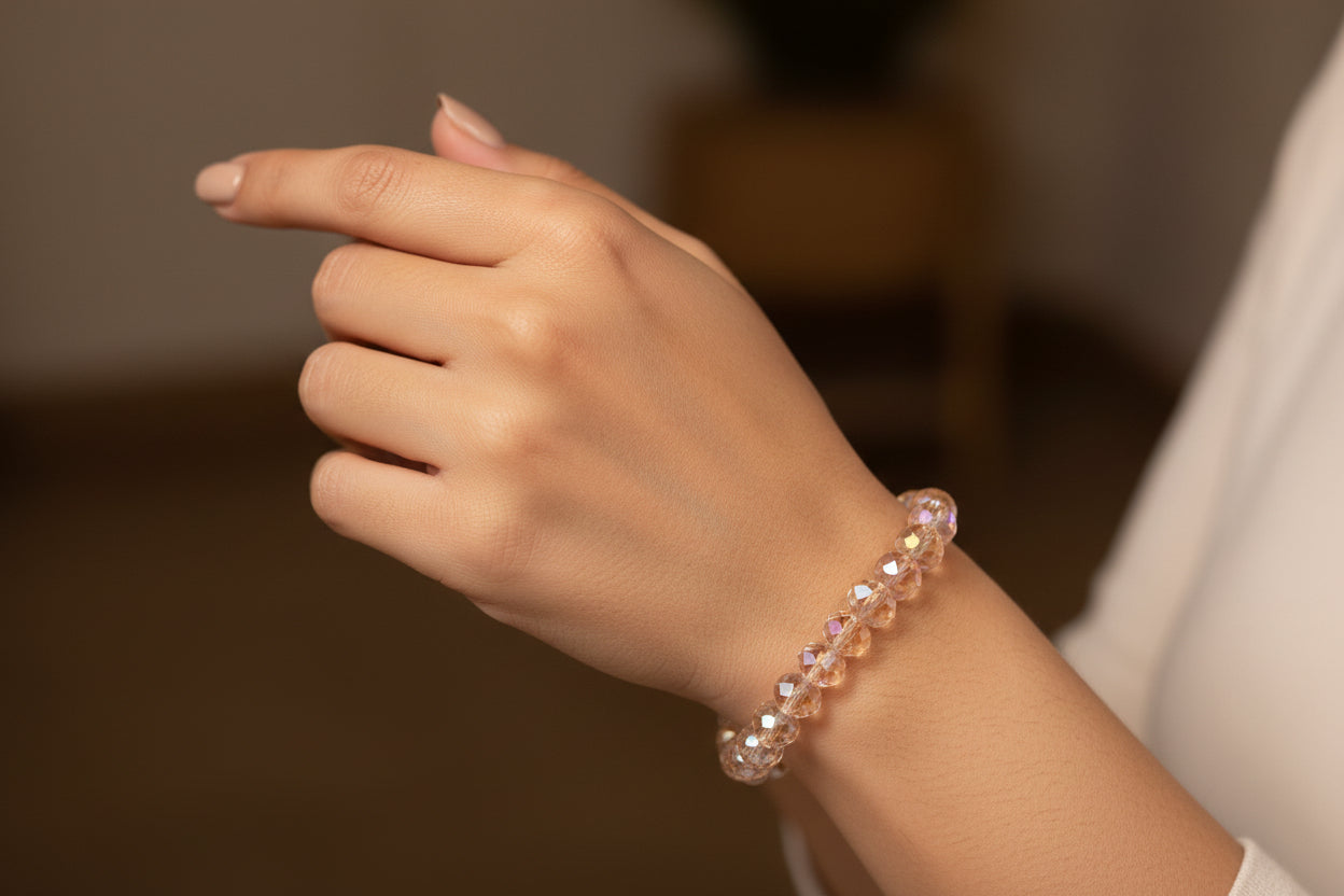 Pink Dream Beaded Bracelet