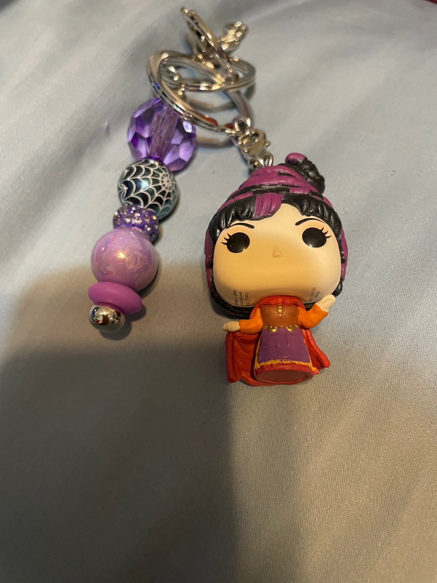 Mary Sanderson beaded keychain