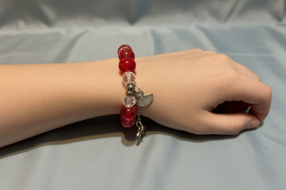 A Bow and star charmed bracelet