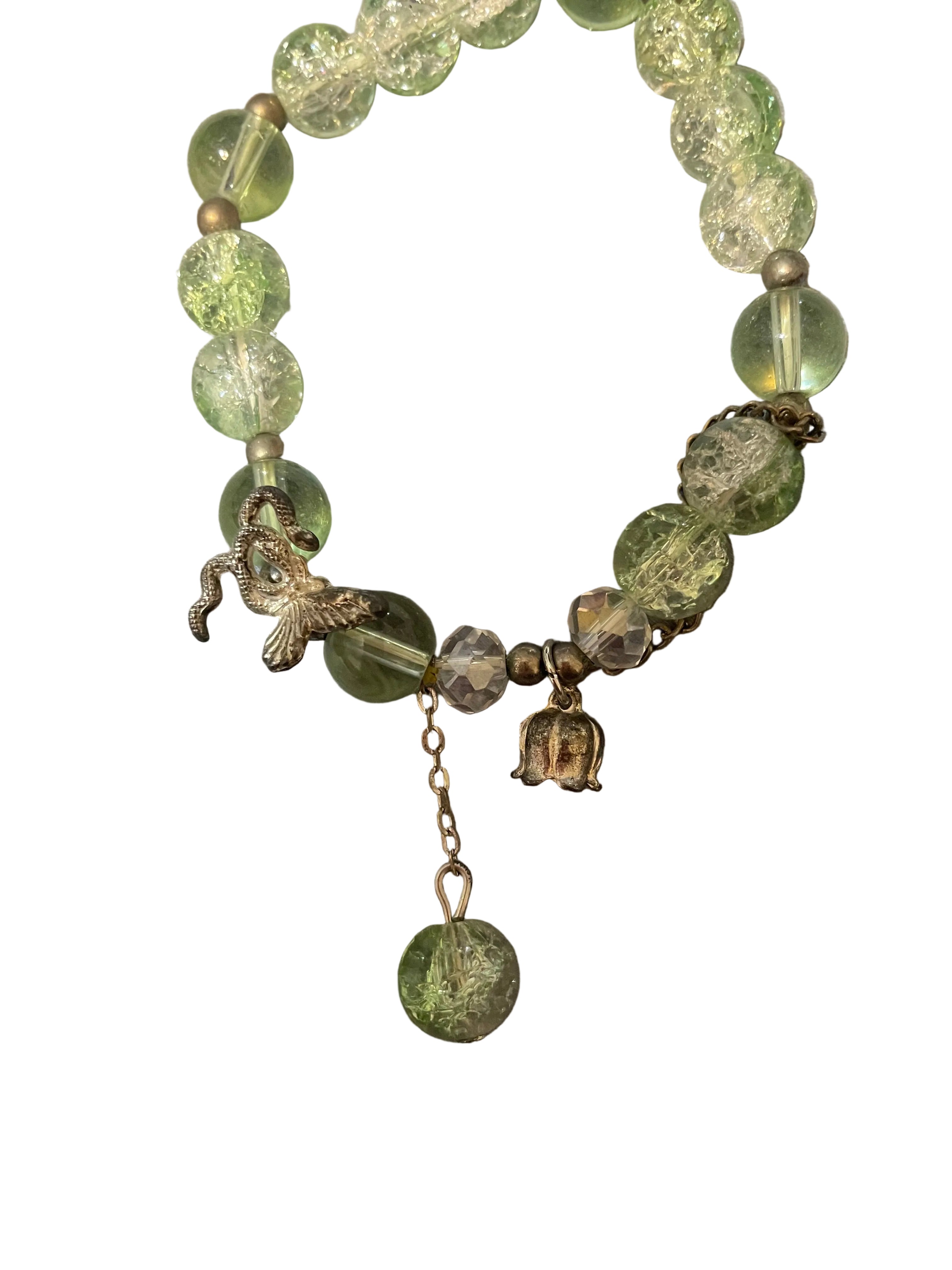 Butterfly and snake and flower