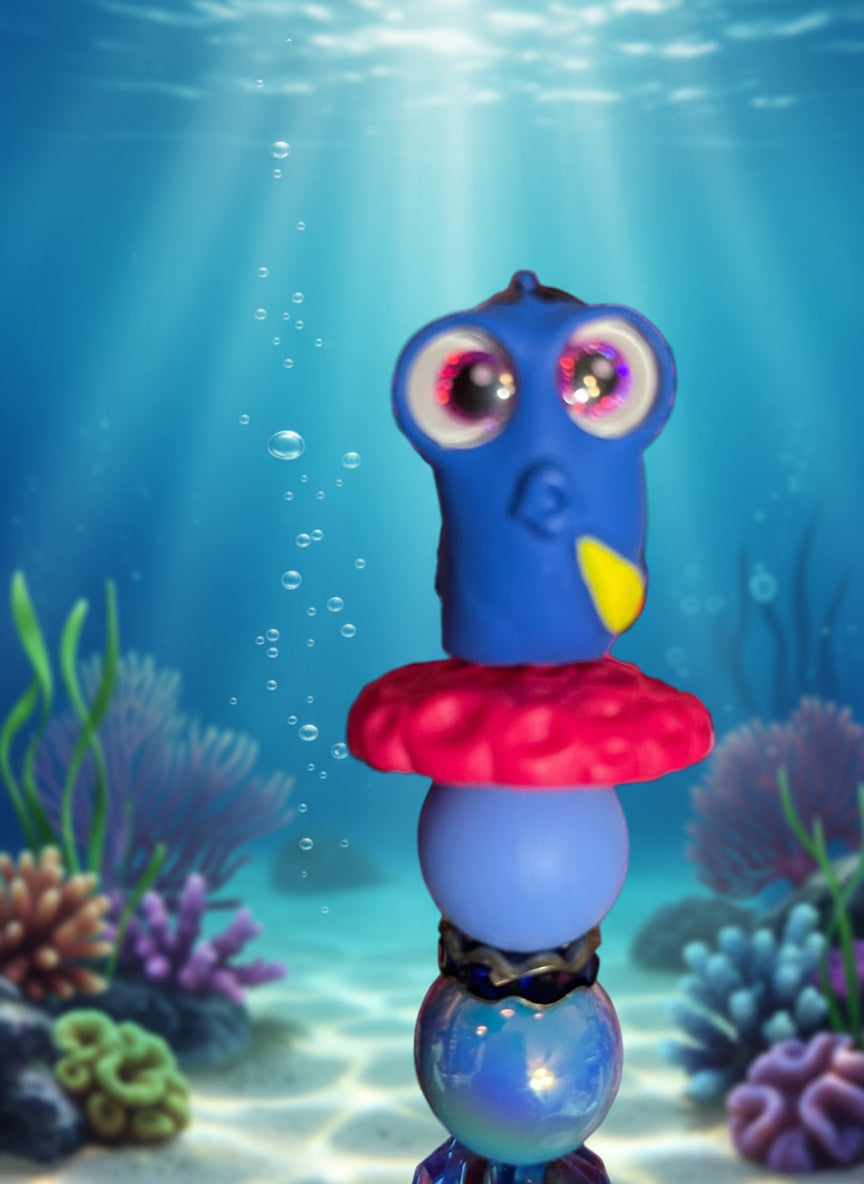 Dory from Finding Nemo beaded pen